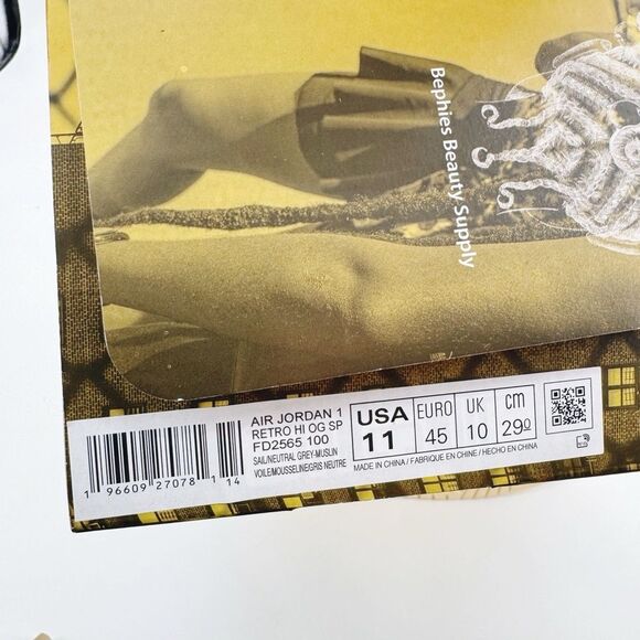 Jordan 1 Retro‎ High OG SP FD2565 100 Size 11 New - Picture 12 of 13